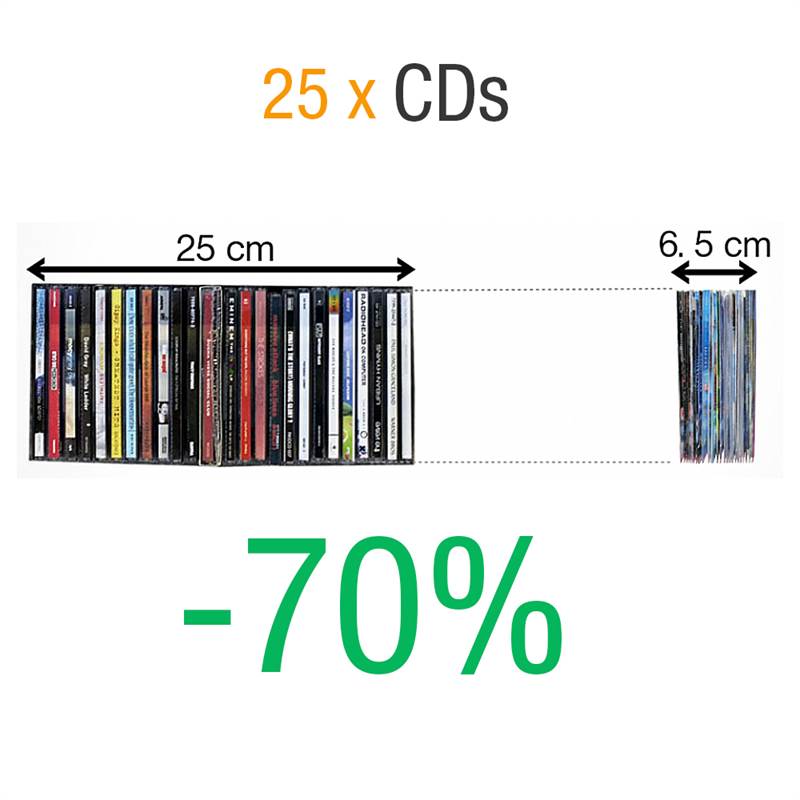 CD hoesjes - ruimtebesparend CD